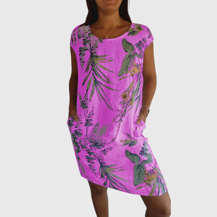 Aglaia - Leaf Print Dress