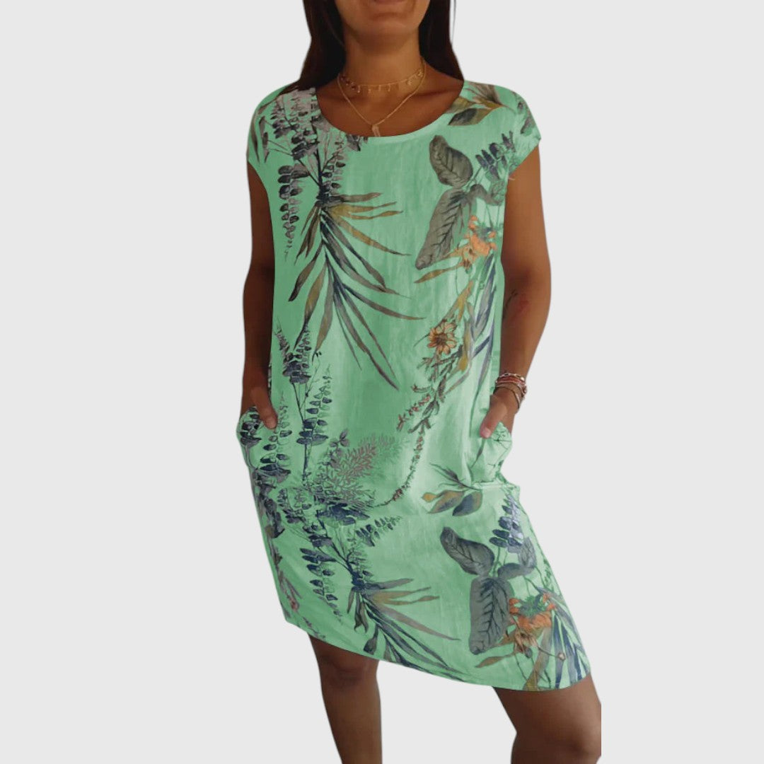 Aglaia - Leaf Print Dress