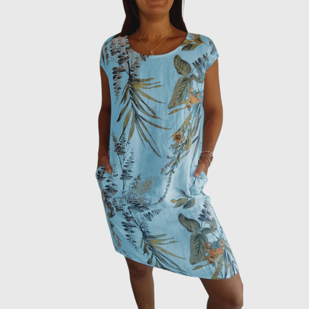 Aglaia - Leaf Print Dress