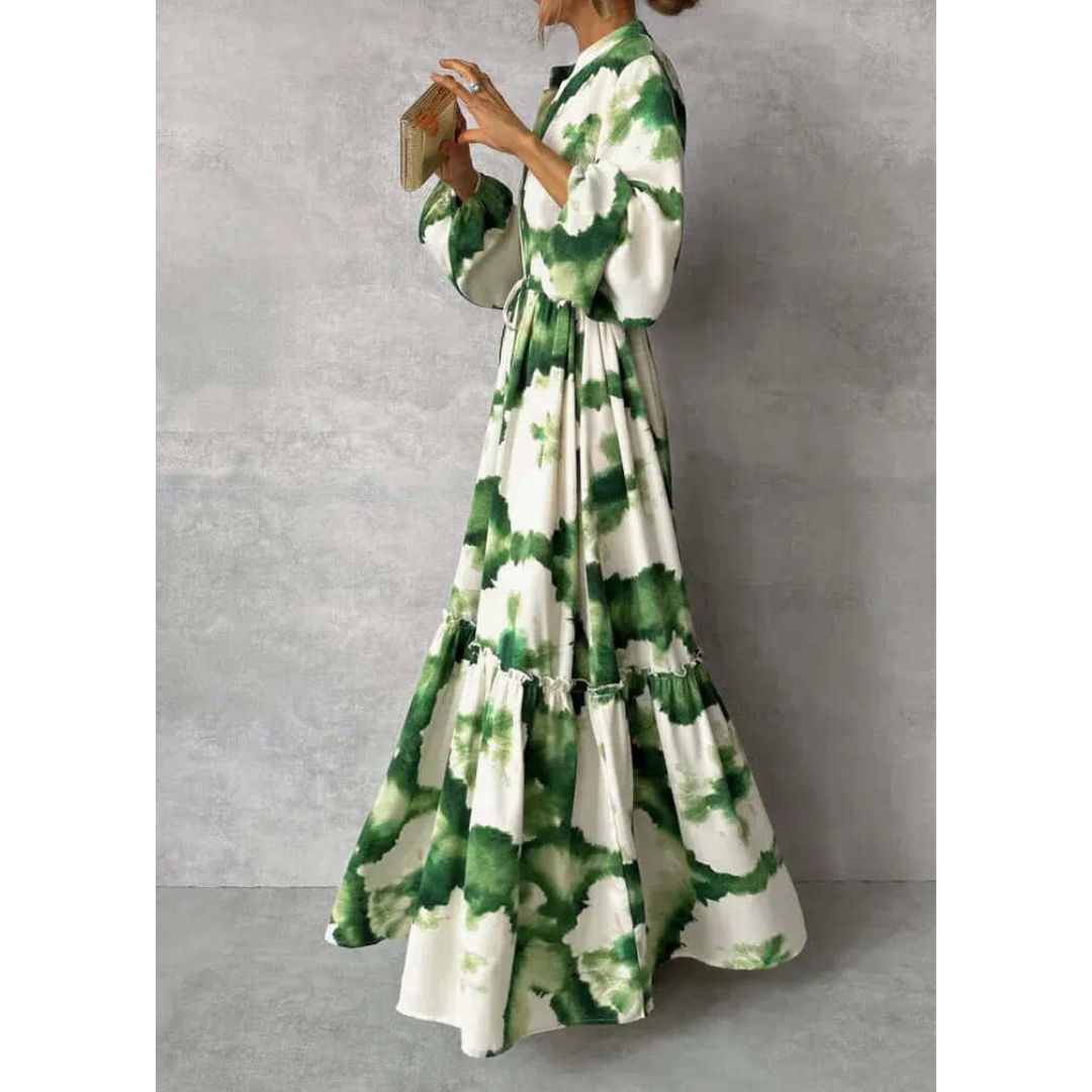 Philomelaessa - Ladies Elegant Flowing Floral Maxi Dress