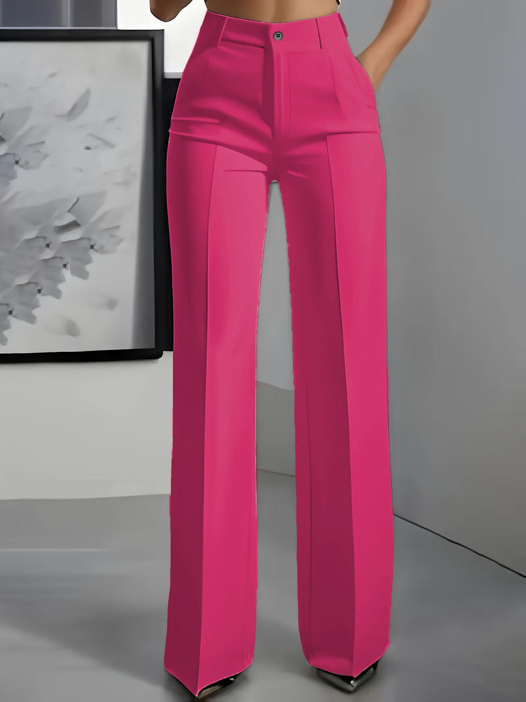 Pantalon taille haute extensible Elastella