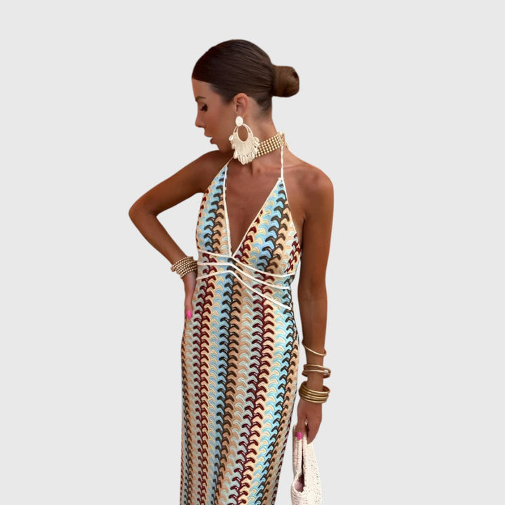 Evadnea - Boho Elegance Maxi Dress