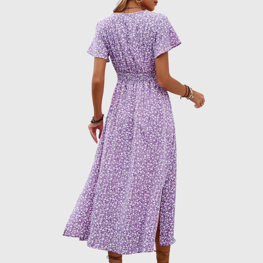 Hecateis - Floral Maxi Dress