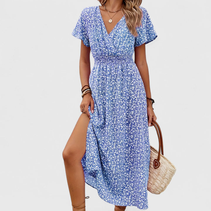 Hecateis - Floral Maxi Dress