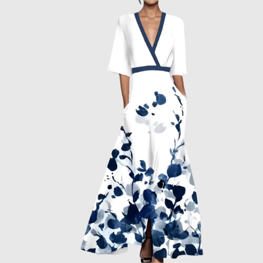 Terpsichorea - Elegant Floral Dress