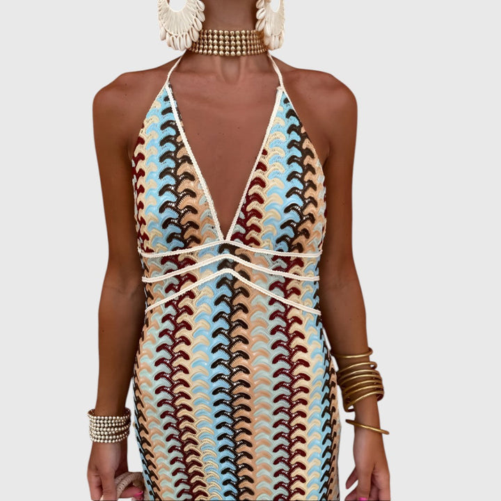 Evadnea - Boho Elegance Maxi Dress