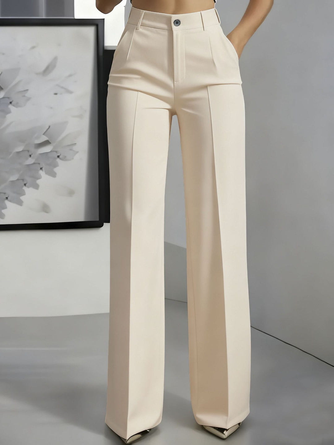 Pantalon taille haute extensible Elastella