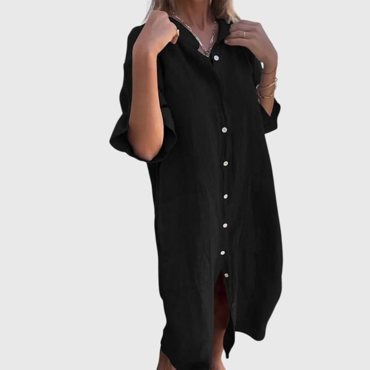 Phoebeaia - Graceful Shirt Dress