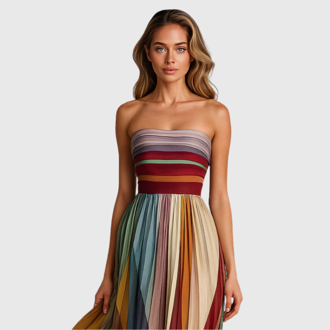 Lampetiaaia - Colourful sleeveless dress
