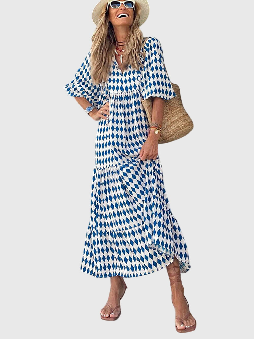 Callirrhoeaia - Elegant wide maxi dress