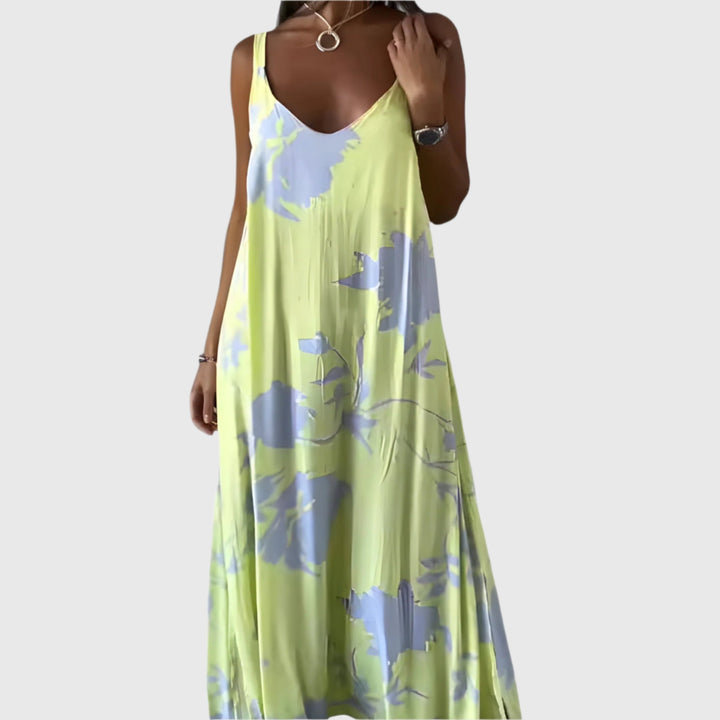 Altheaaia - Floral Sleeveless Summer Dress