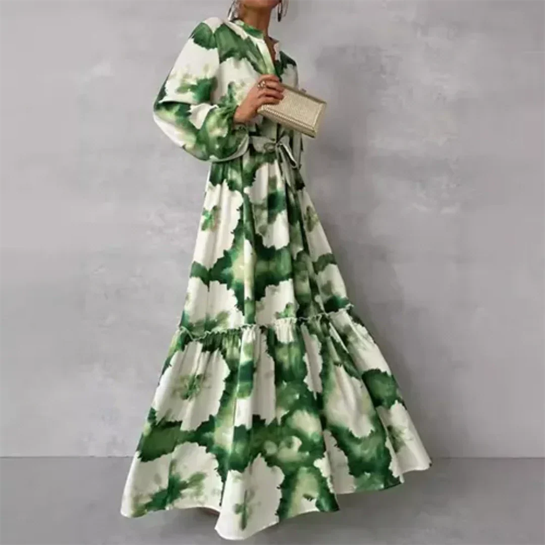 Philomelaessa - Ladies Elegant Flowing Floral Maxi Dress