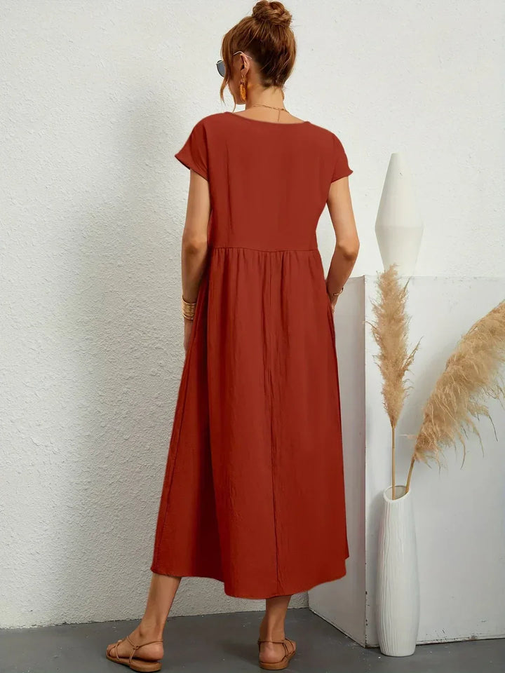 Robe midi Gabriella à l'élégance intemporelle