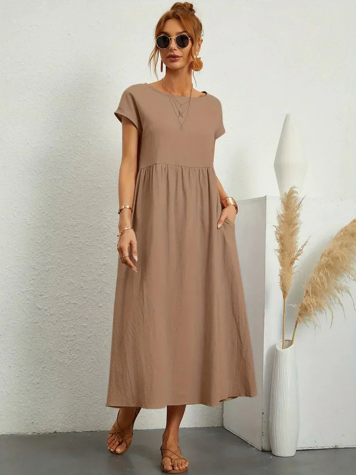Robe midi Gabriella à l'élégance intemporelle