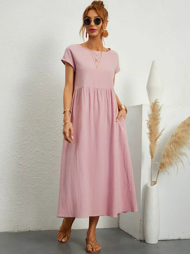 Robe midi Gabriella à l'élégance intemporelle