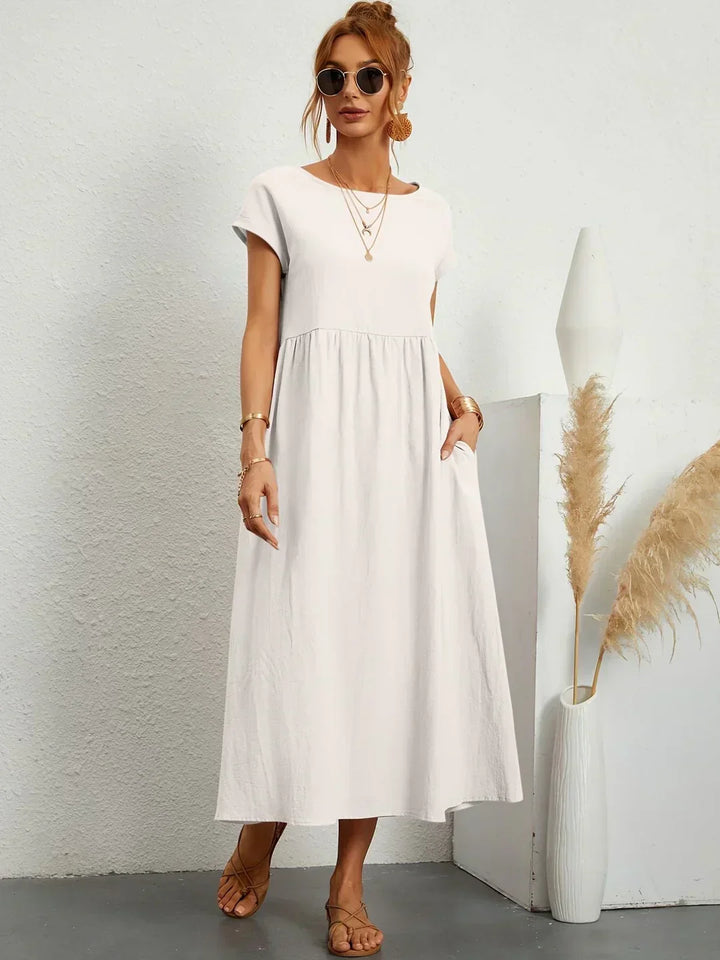 Robe midi Gabriella à l'élégance intemporelle
