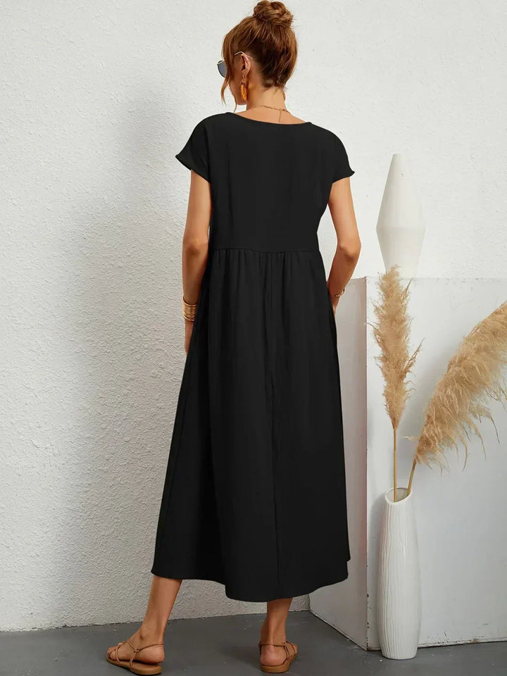 Robe midi Gabriella à l'élégance intemporelle