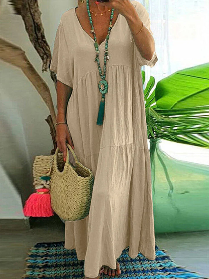 Psycheelle - Elegant Tummy Covering Maxi Dress