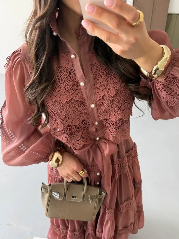 Nemesisyne - Embroidery Maxi Dress