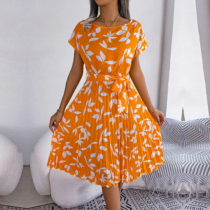 Andromeda - Floral Print Wrap Midi Dress