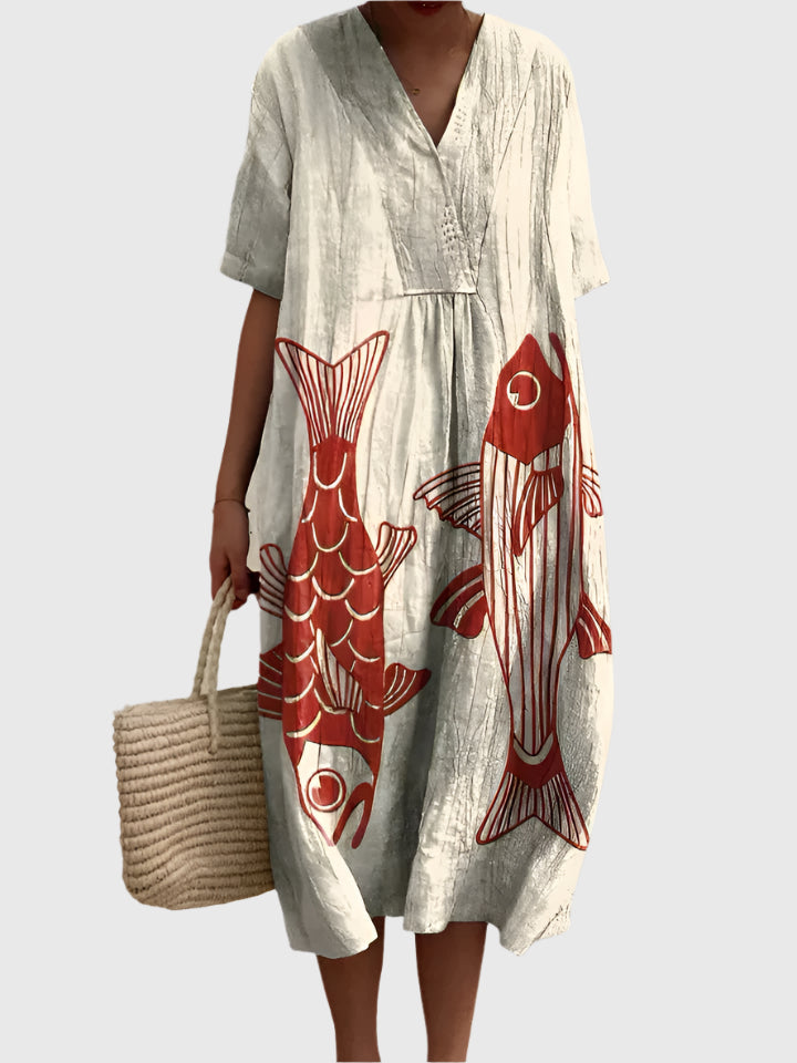 Parthenopeona - Patterned Summer Dress