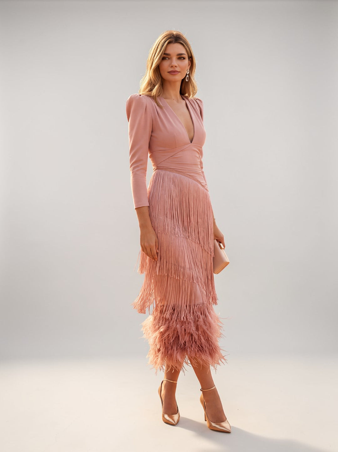 Regina™ Elegant Fringe Dress