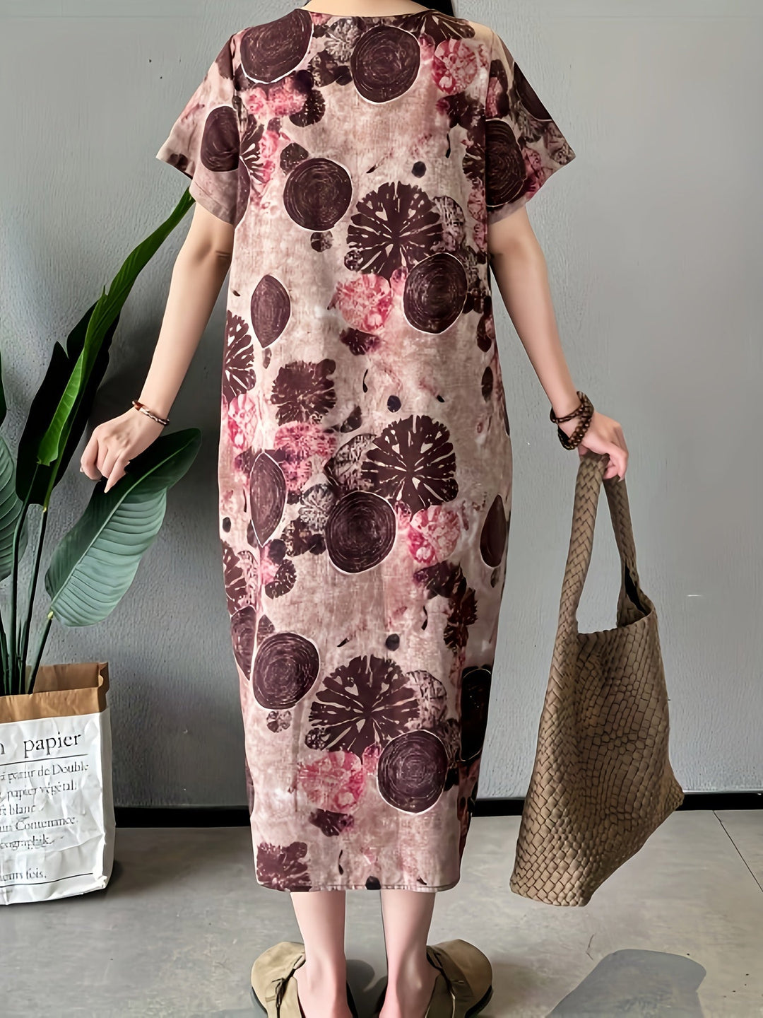 Helleona - Elegant Tummy Covering Maxi Dress