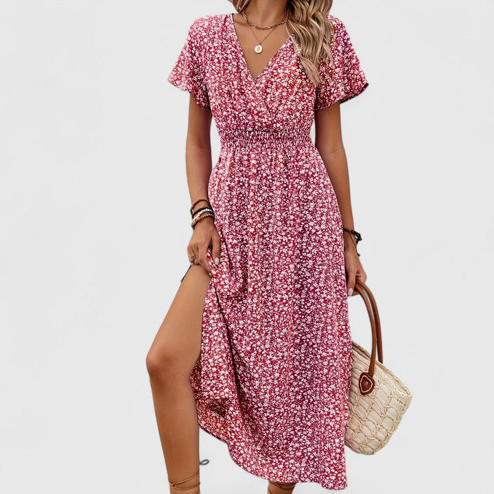 Hecateis - Floral Maxi Dress