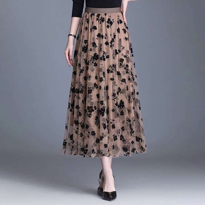 ADELINE™ – Chic Floral Midi Skirt - ByClothique