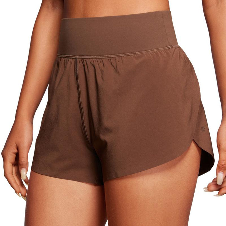 ALABI™ – Comfy High - Waist Split Hem Shorts - ByClothique