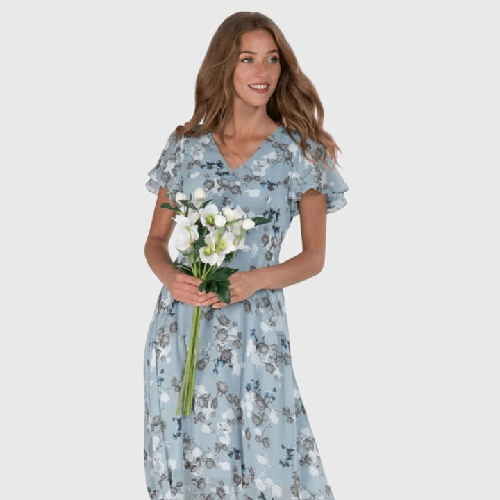 Anchialeelle - Ladies Formal Summer Maxi Dress - ByClothique