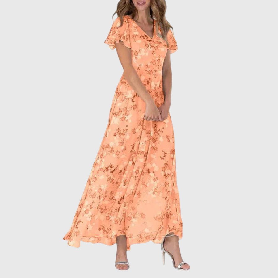 Anchialeelle - Ladies Formal Summer Maxi Dress - ByClothique