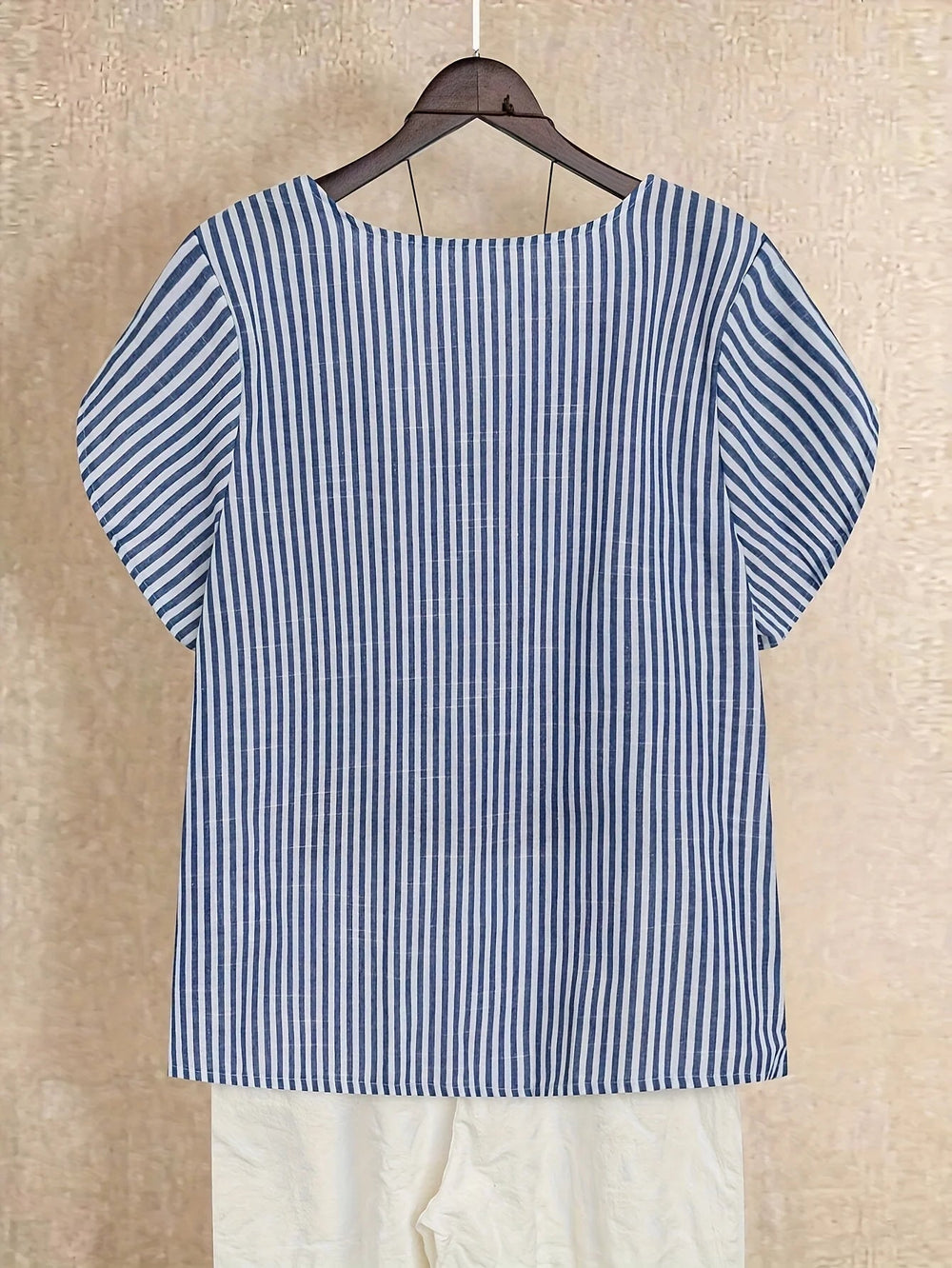 Anne Plus Size Striped Top - ByClothique