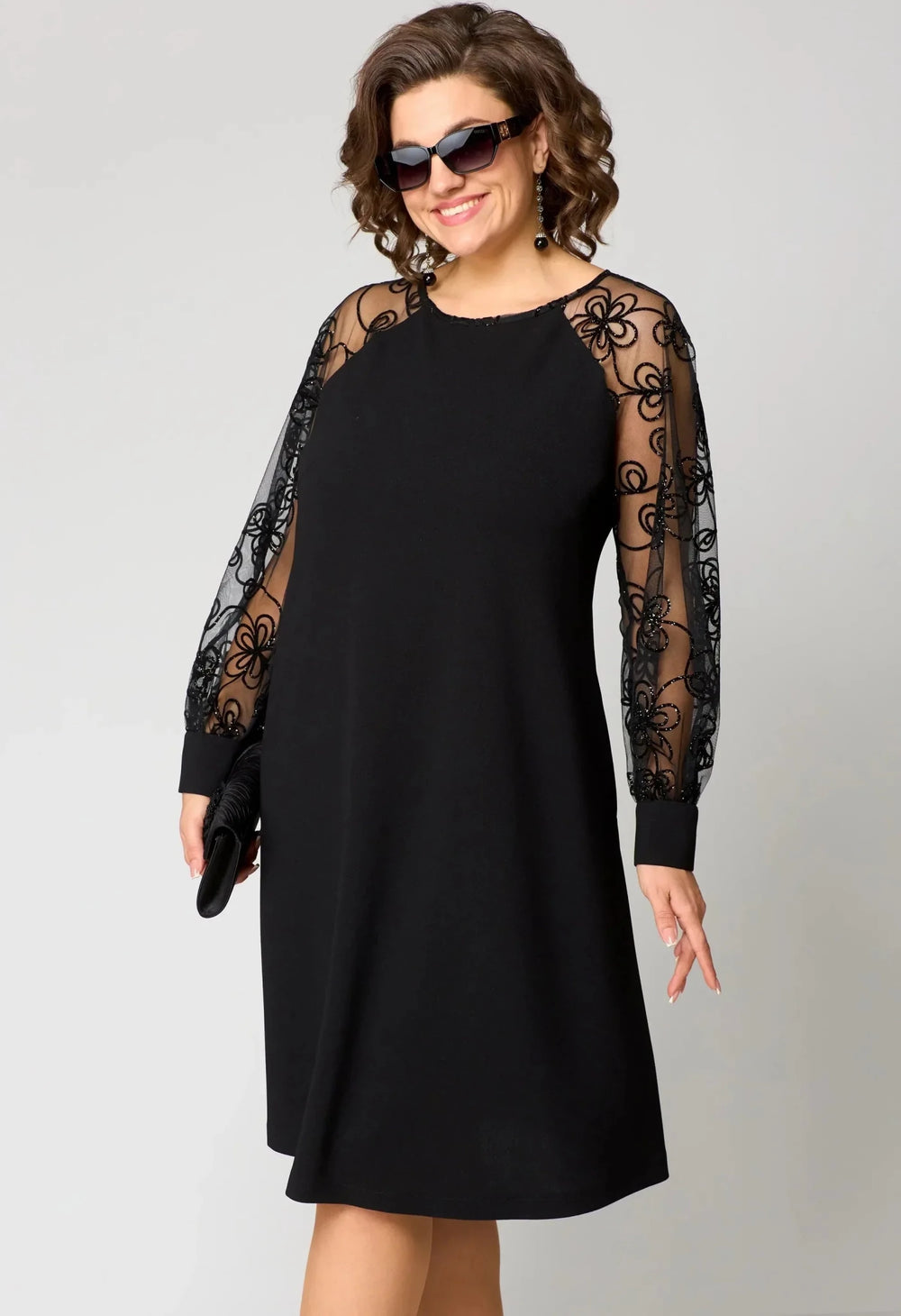 Asterope - Elegant Lace Dress - ByClothique