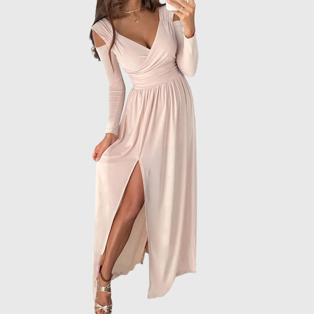 Mnemosyneelle - Long elegant split dress