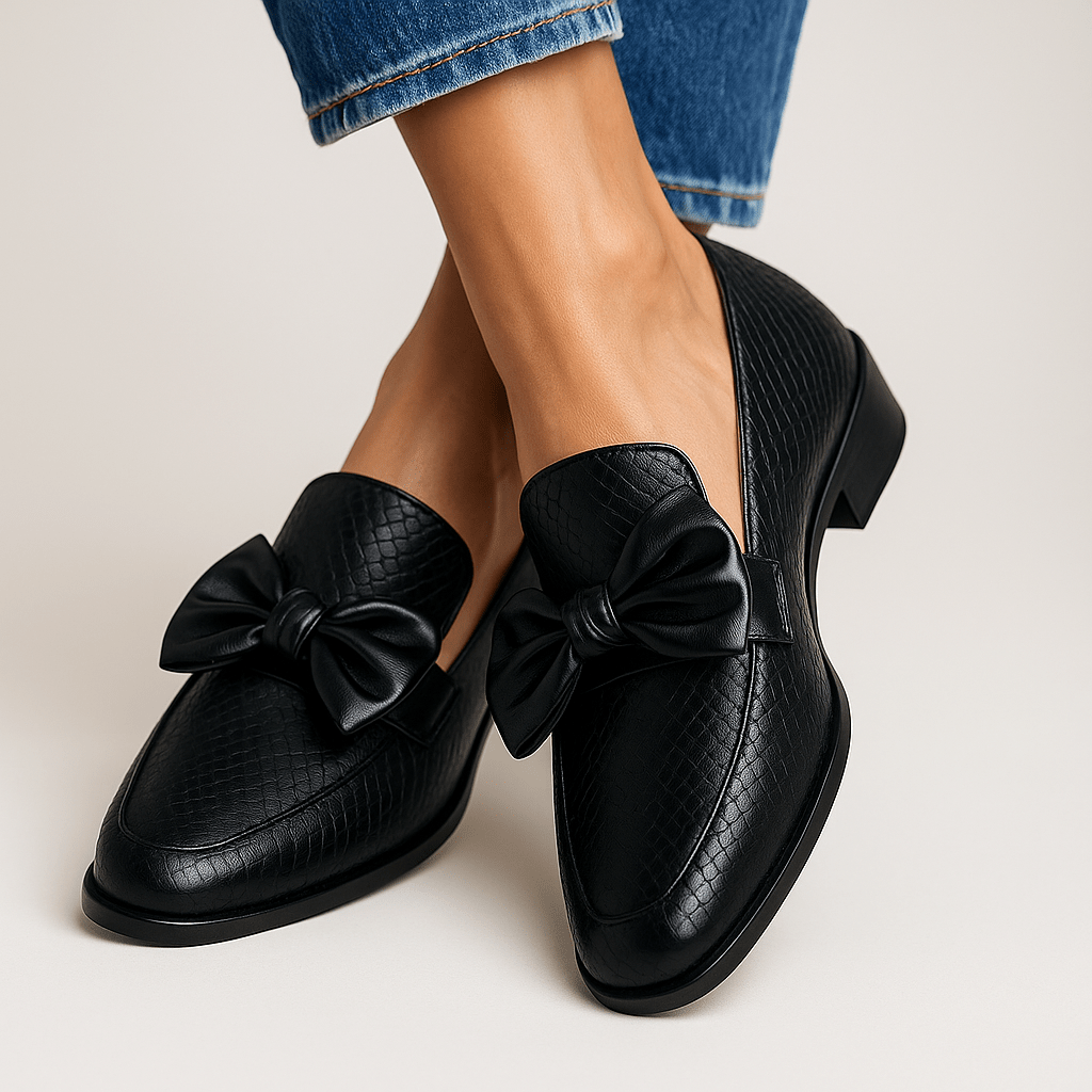 Claudia | Bow Loafers - ByClothique