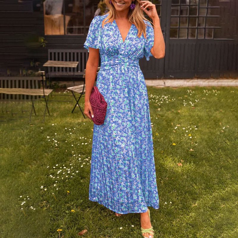 Clymeneona - Classic V - Neck Dress - ByClothique