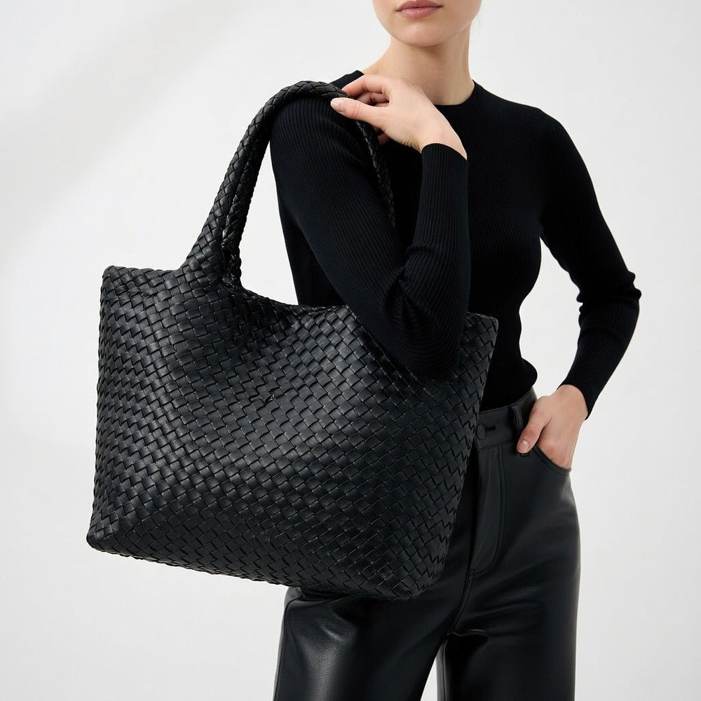 Delphine™ Timeless Elegance Woven Tote Bag - ByClothique