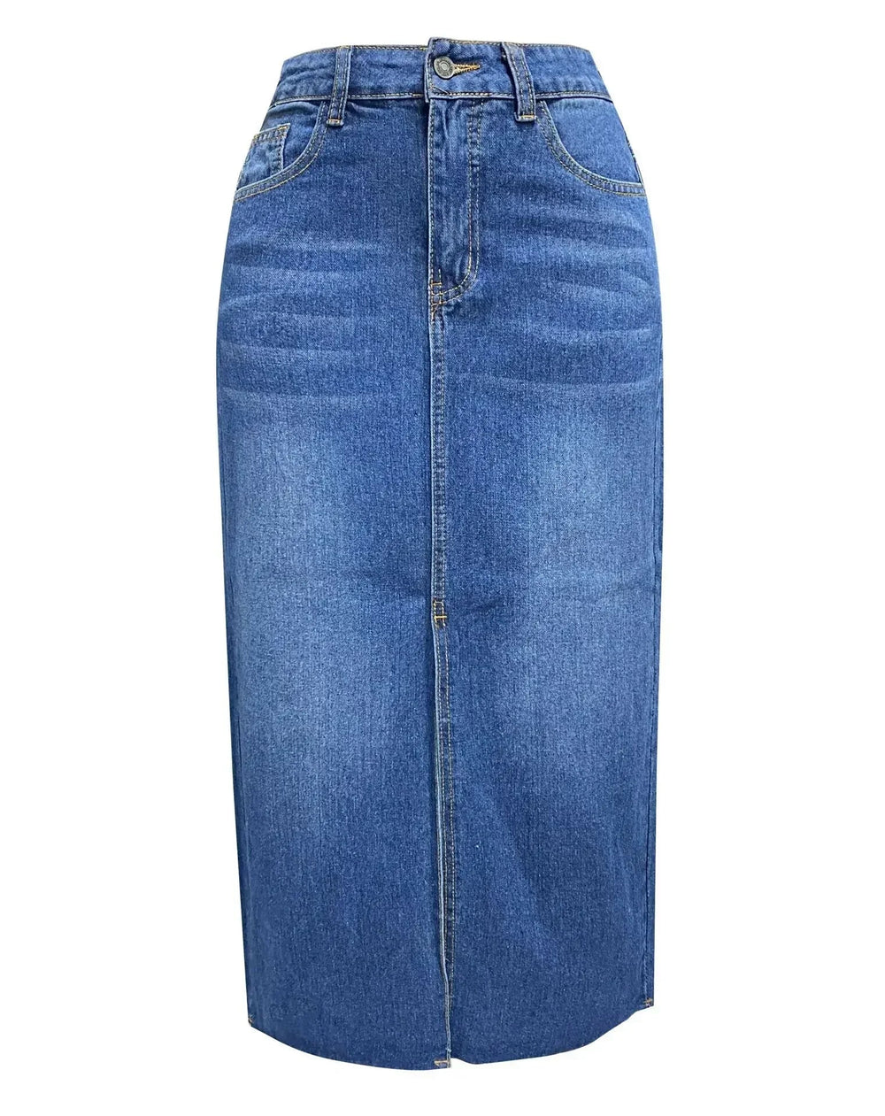 DENISE™ – Classic High - Waist Denim Skirt - ByClothique
