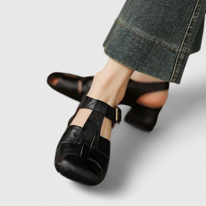 Diana | Elegant Leather Sandals - ByClothique