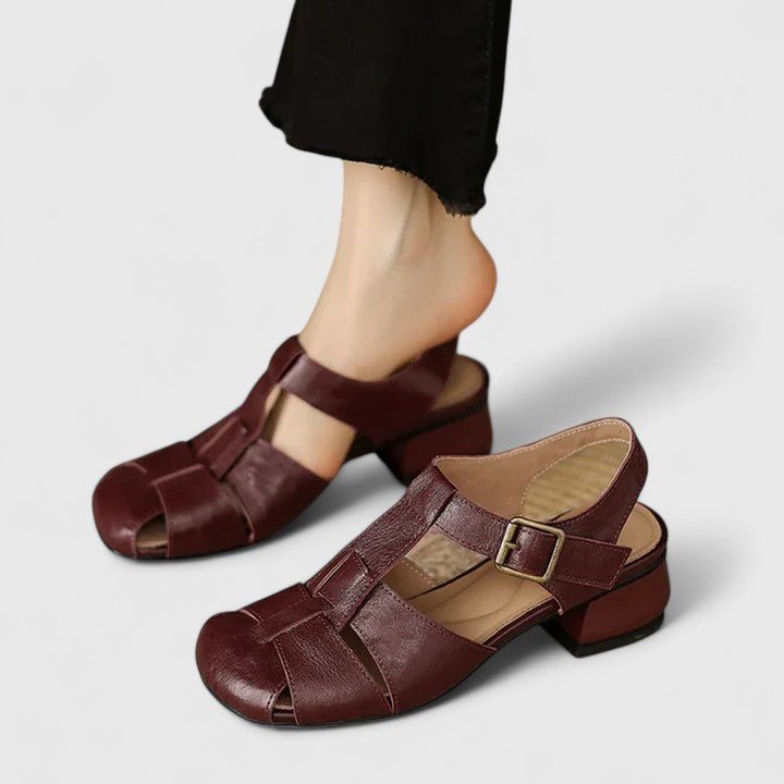 Diana | Elegant Leather Sandals - ByClothique