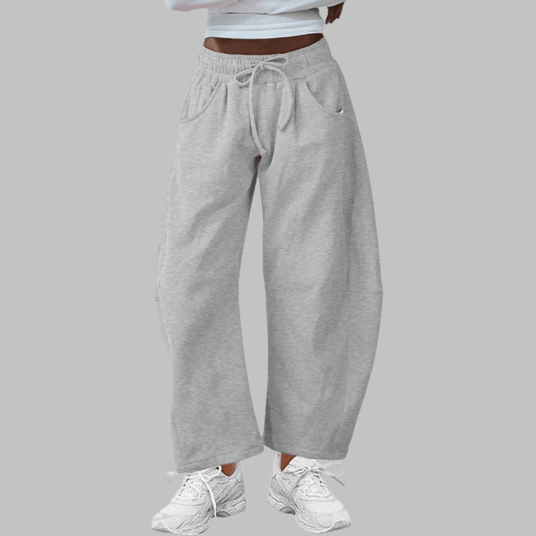 DIGMA™ - Casual Drawstring Barrel Leg Sweat Pants - ByClothique