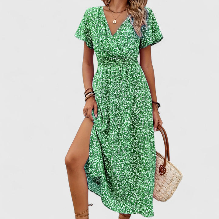 Hecateis - Floral Maxi Dress