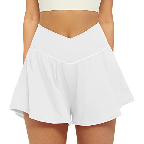 ECLAIRE™ – Simple Flowy High Waist Active Skort - ByClothique
