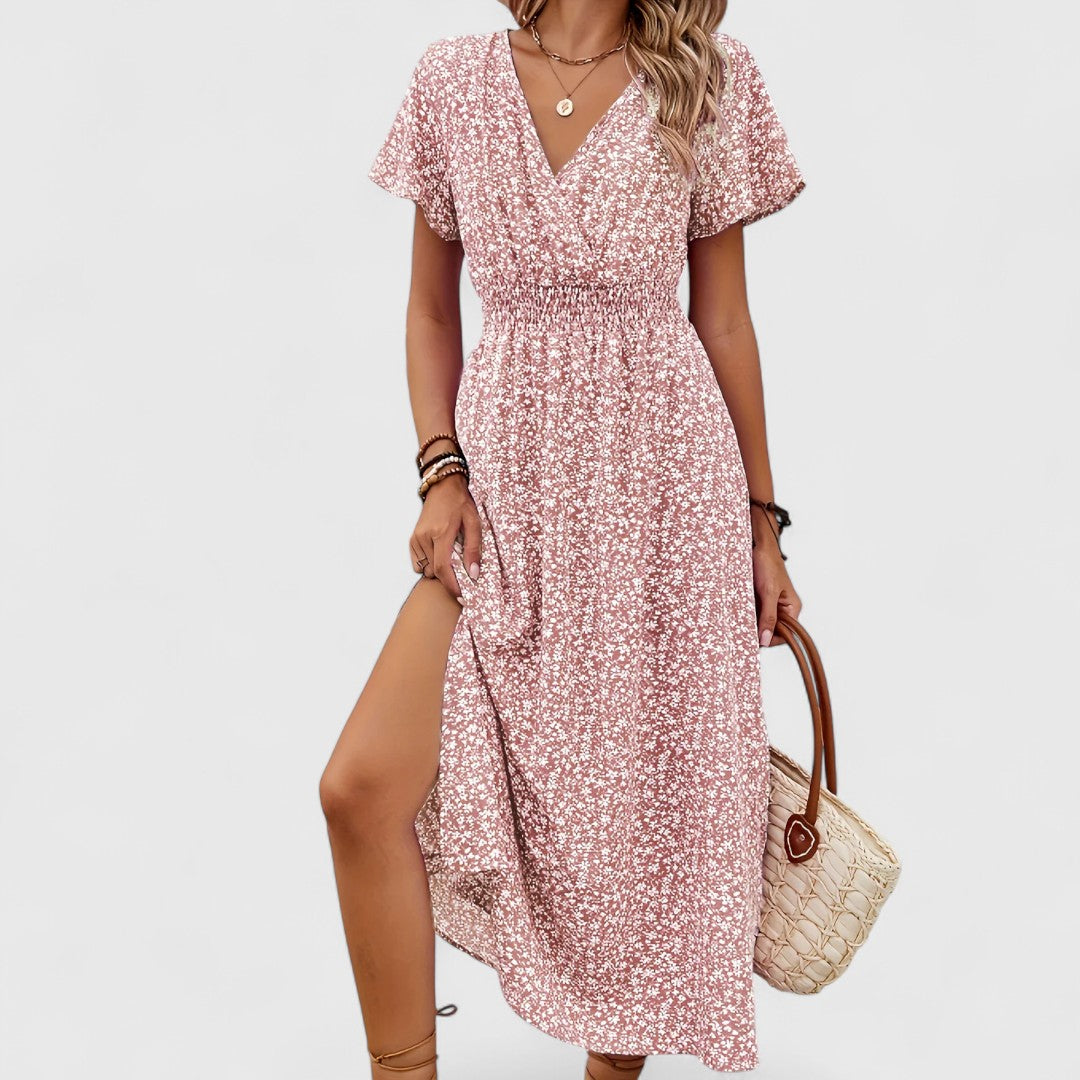 Hecateis - Floral Maxi Dress