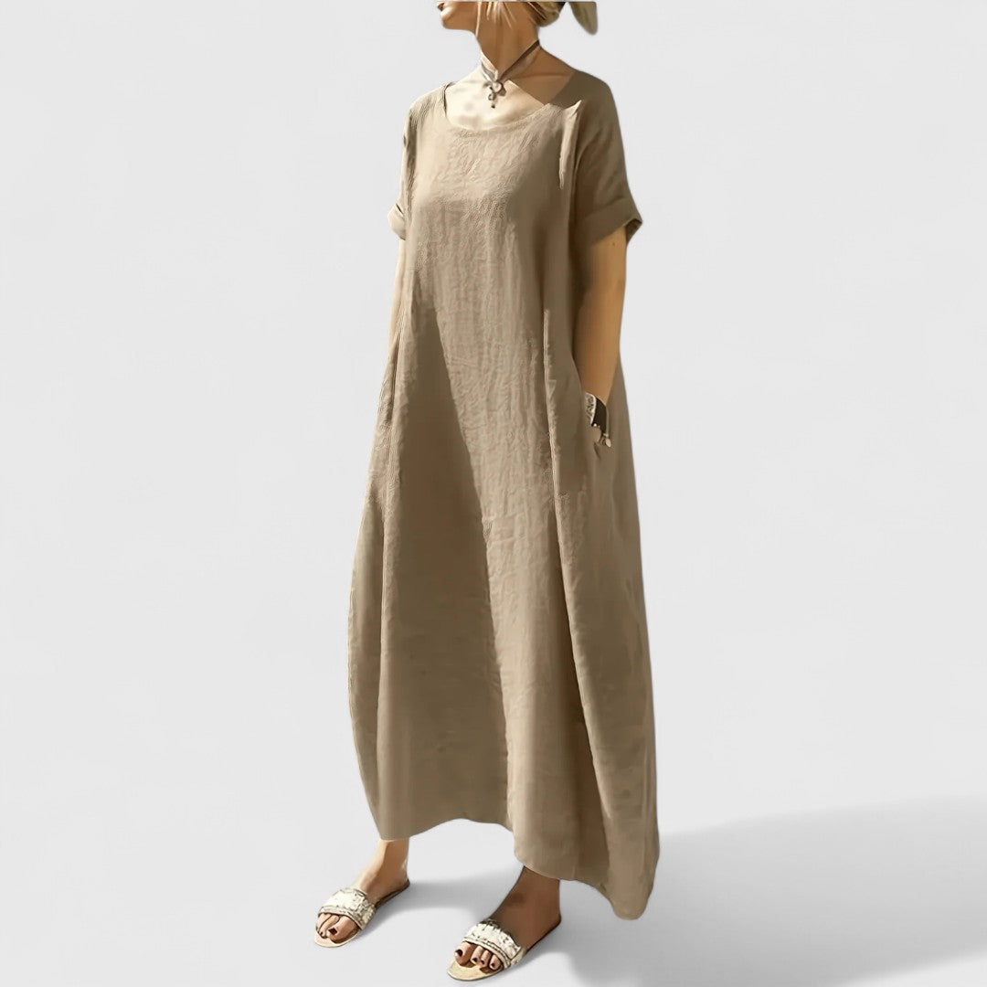 Elektrae - Loose Tummy Covering Dress