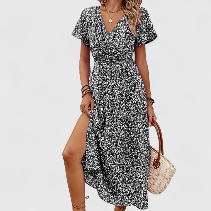 Hecateis - Floral Maxi Dress