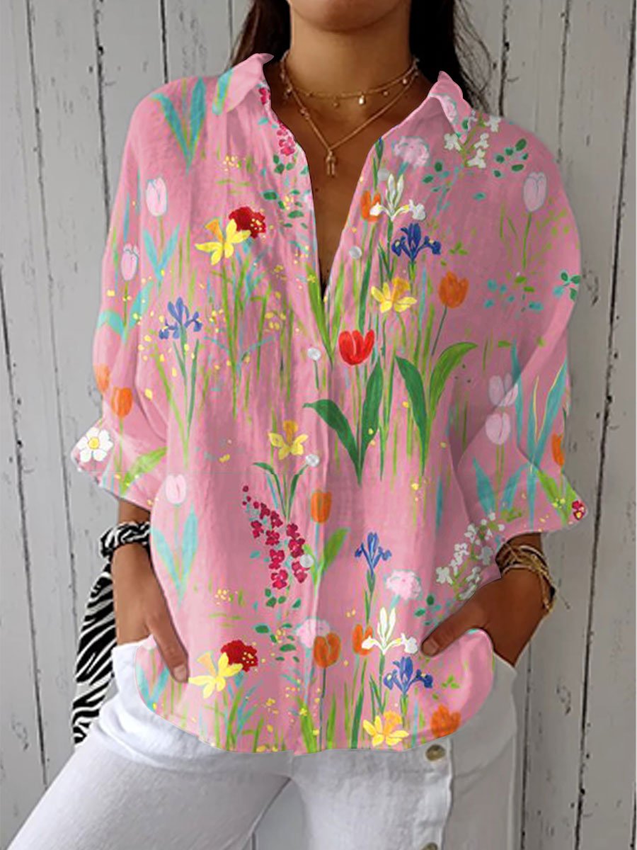 Fiona | Spring Garden Blouse - ByClothique