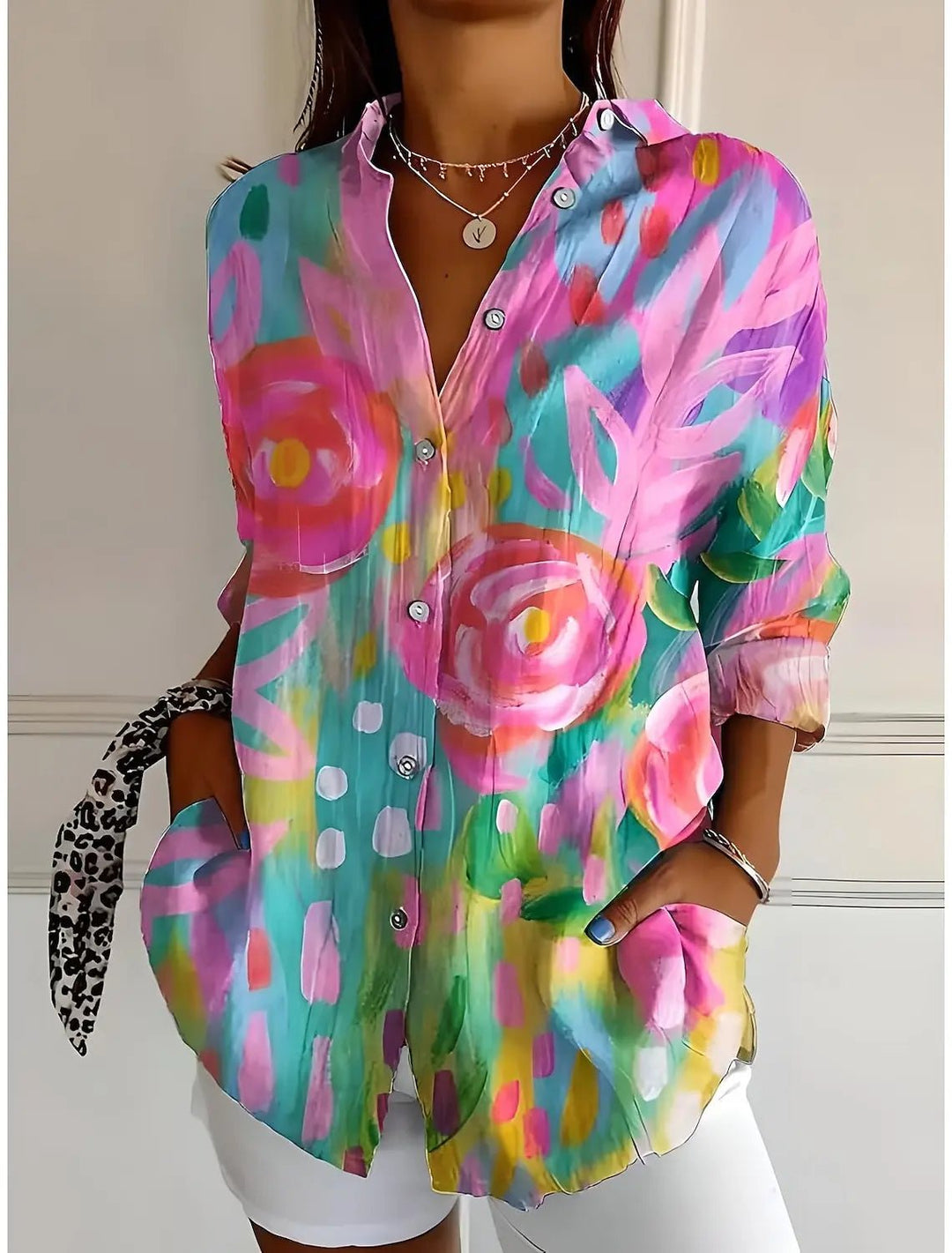 FLORIANA™ | Spring Floral Blouse - ByClothique