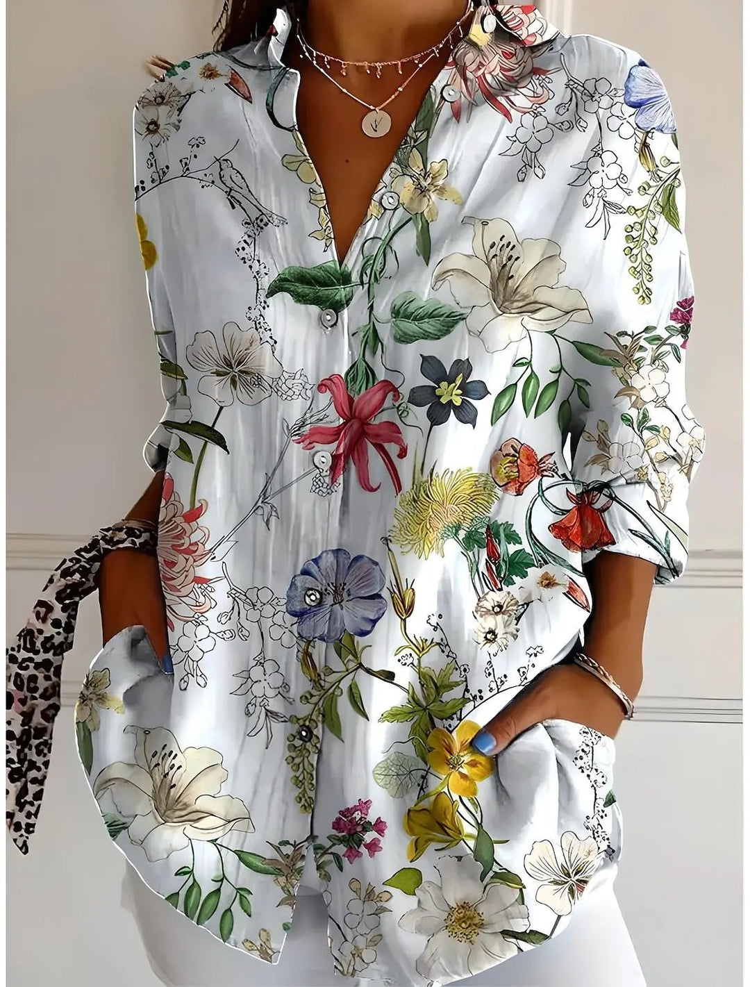 FLORIANA™ | Spring Floral Blouse - ByClothique